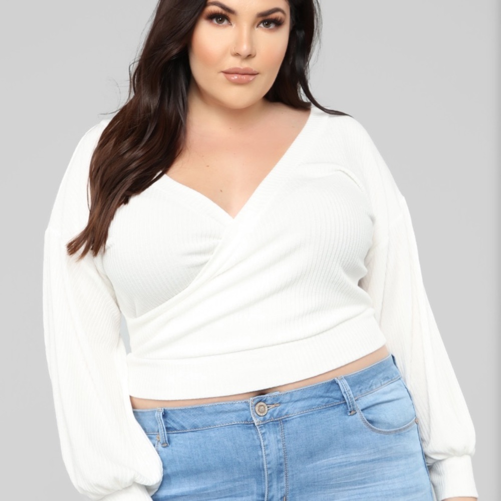 Fashion Nova Surplice Top